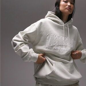 Top shop oversized Mercer st New York Hoodie size small